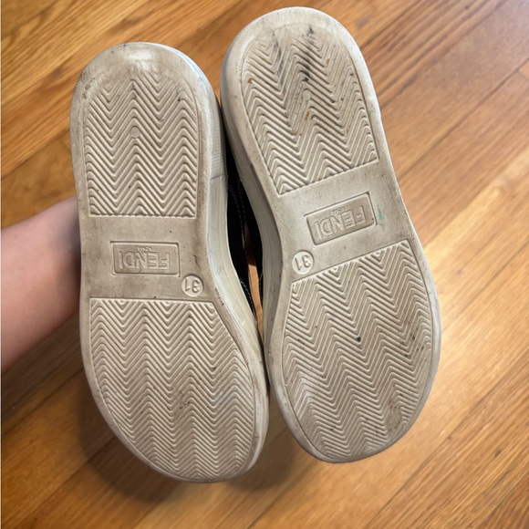 Fendi Kids Dark Blue and Black Sneakers - Picture 5 of 7